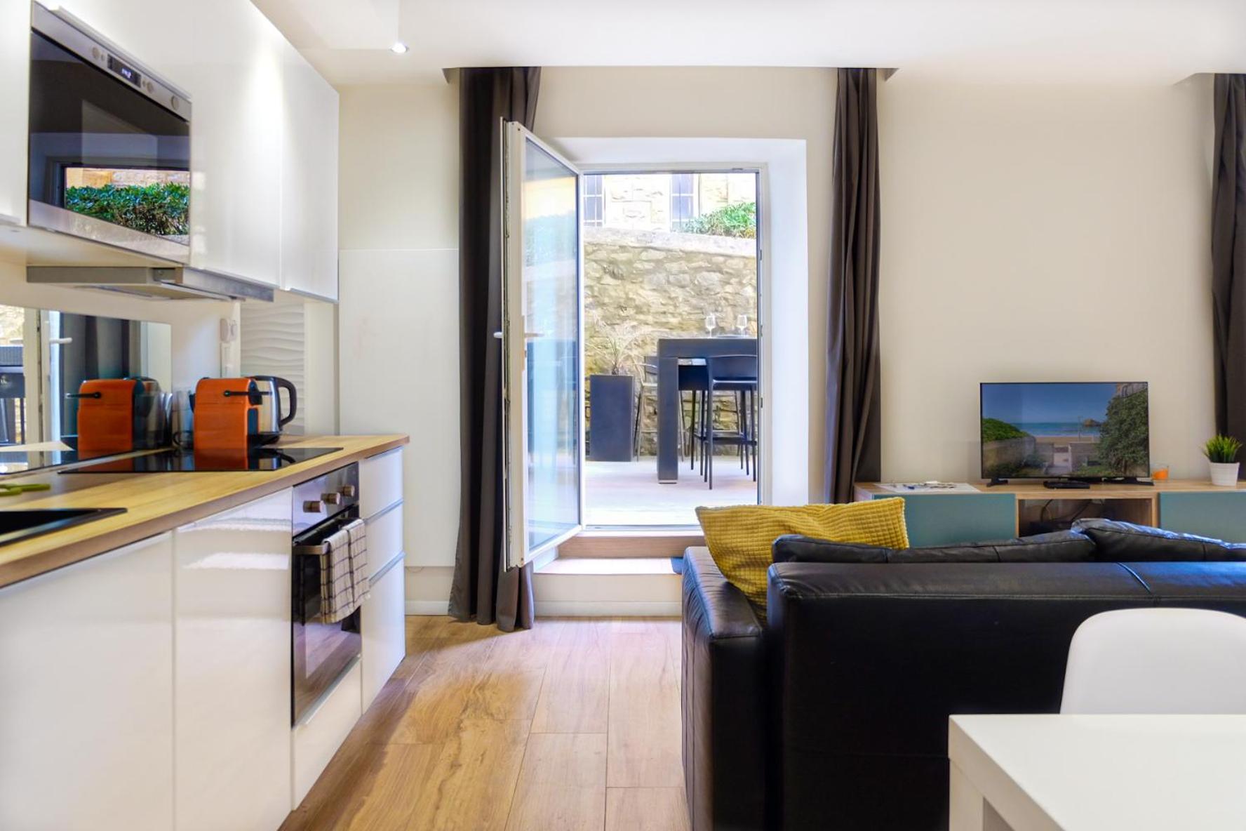 Magnifique Appartement Avec Terrasse, Parking Et Vue Sur L'Ocean Pour 5 بياريتز المظهر الخارجي الصورة